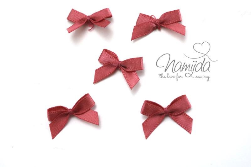 5 ♥ LiTTLE BOWS ALTROSA - 19x16mm ♥